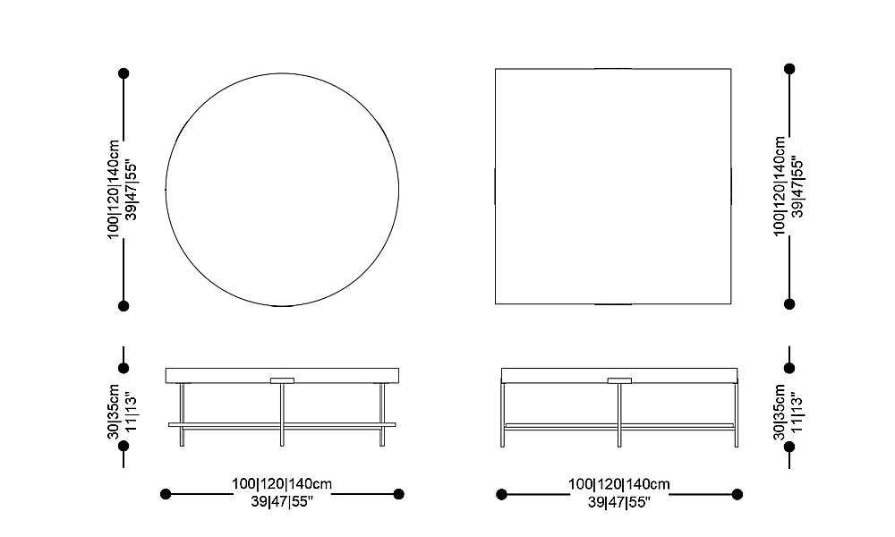 Image of the complete dimensions of the product